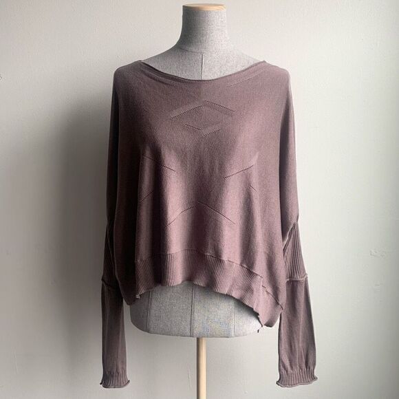 PLANET by Lauren G Sweaters - Planet By Lauren G Dolman Sleeve Lightweight Sweater One Size